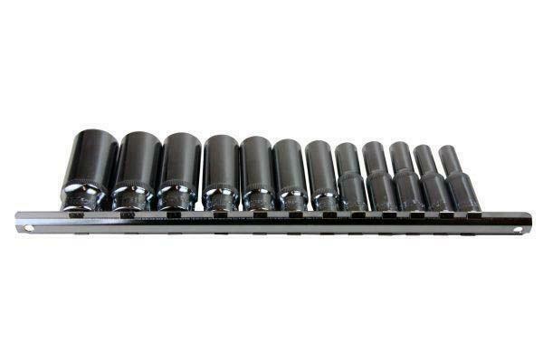 Us pro 12 Piezas 1cm Oscuro SAE Af Imperial Enchufe 6 Puntos Hexagonal
