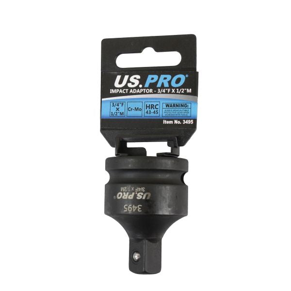 34''F to 1/2''M Impact Socket Adapter Adaptor Impact Reducer Ratchet Step up