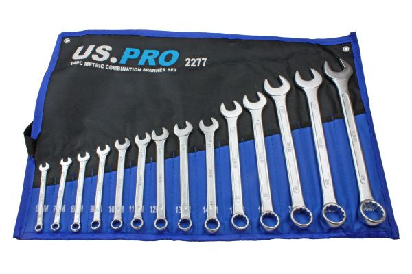 Vorlux 14pc Combination Spanner Set 6 - 26mm Ring and Open End B1985