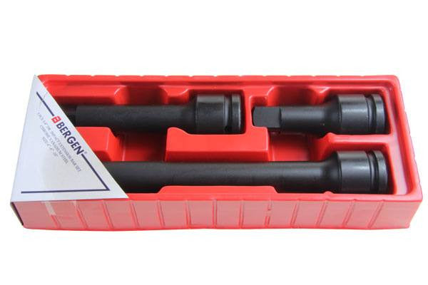 BERGEN 3 Piece 3/4" Drive Impact Extension Bar Set 4, 6, 10 inch B1410