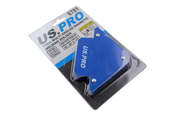 US Pro 4 pc 25lb 75mm Welding Magnet Arrows Welder Holder Support 45 90 135 Angles