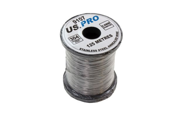 US Pro Stainless Steel Annealed Lock Wire Twist Safety Wire 0.8mm Approx 125 Metres