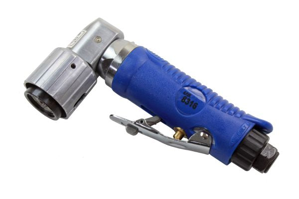 2'' Air Angle Sander Grinder Polisher with 100 Pack Mixed Sanding Grit Hook/Loop 50mm Velcro