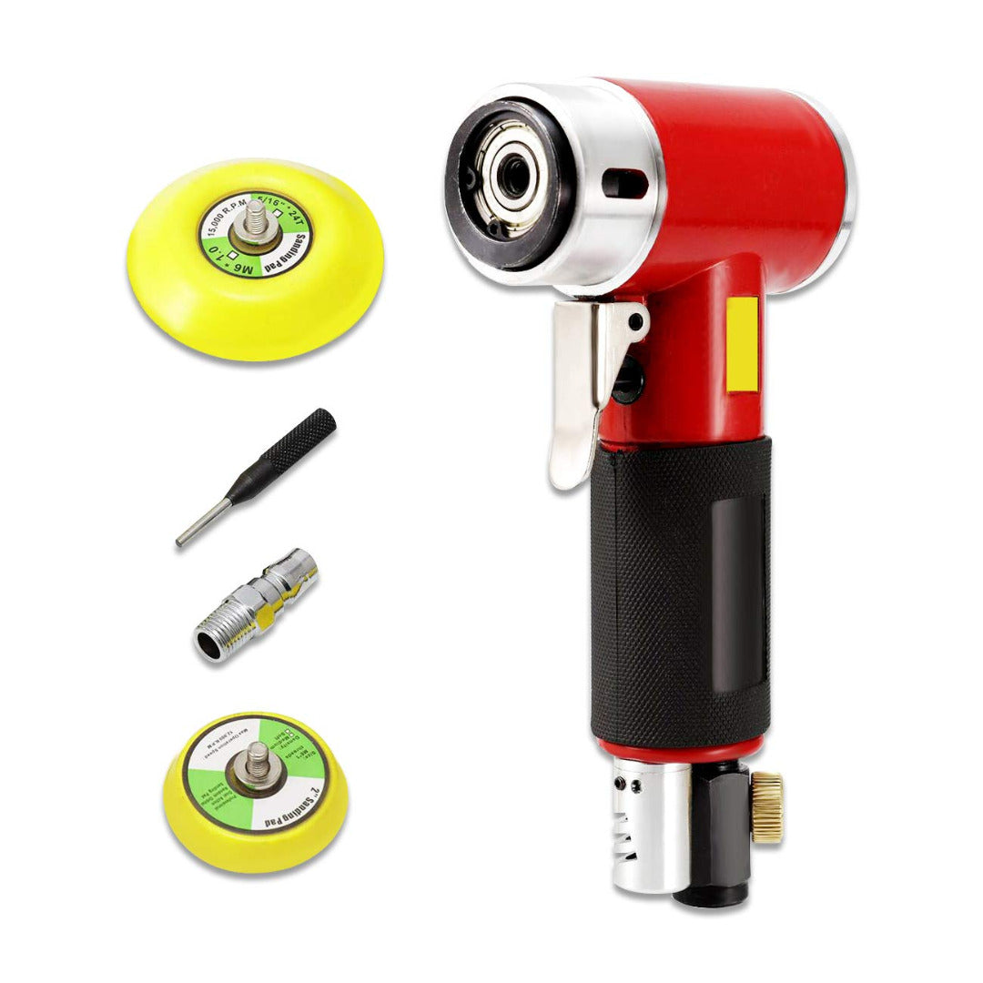 3'' 2'' Mini Air Polisher Sander Angle Orbital Grinder Dual action random US Pro