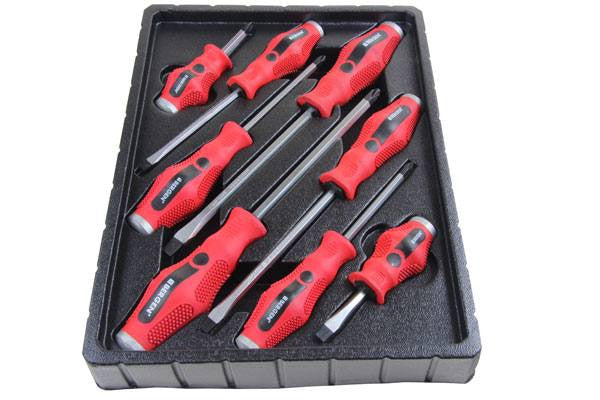 Bergen 8PC GO-THRU SCREWDRIVER SET B1507