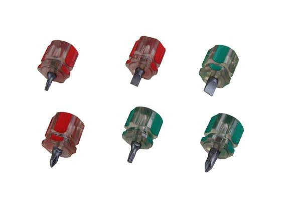 Bergen 6PC MINI STUBBY SCREWDRIVER SET B1515