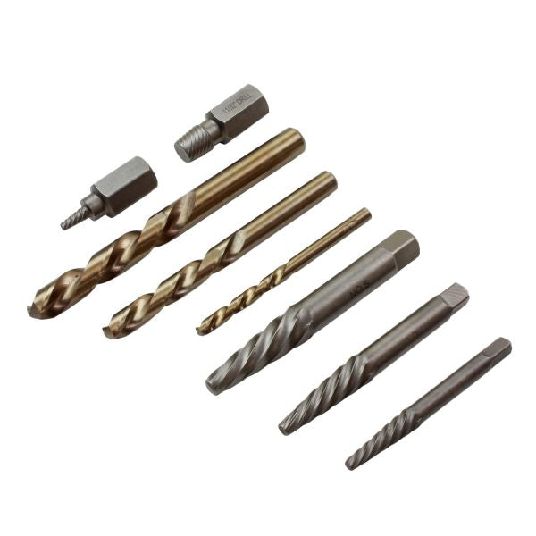 35pc Master Screw Extractor and Drill Set for Damaged Broken Bolts Studs US Pro