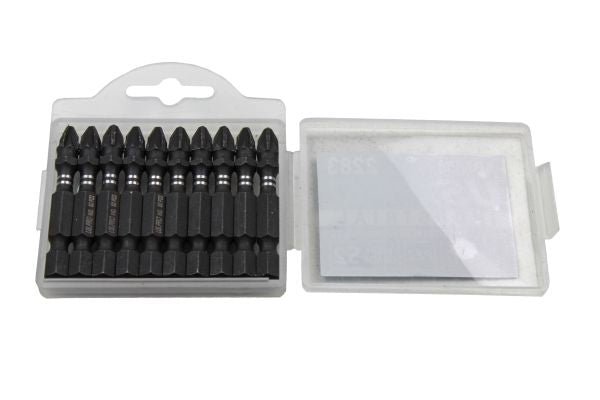 10 X PZ2 Impact Torsion Screwdriver Bits US Pro IndustrialS2 grade POZI 2