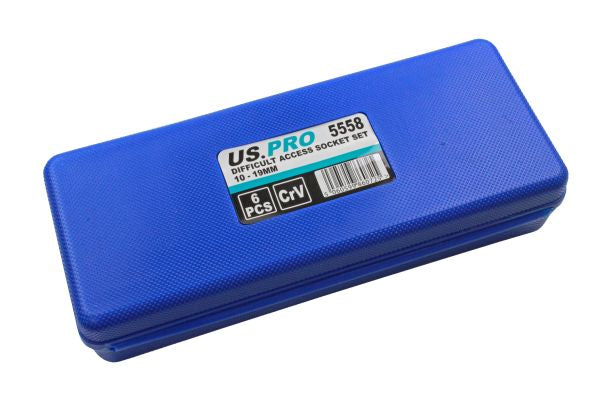 Difficult Access Sockets 3/8 1/2 Drive 10mm - 19mm Sensors Switched ABS US Pro