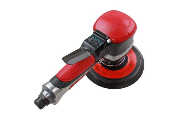 DUAL Action Air Sander 6 inch With Keyless Pad Release 150mm swirl-free finishes