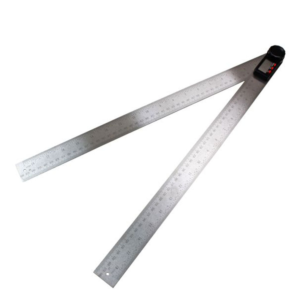 Digital Folding angle Ruler Extra Long 1m, 2 x 500mm Stainless Steel 0-360 deg