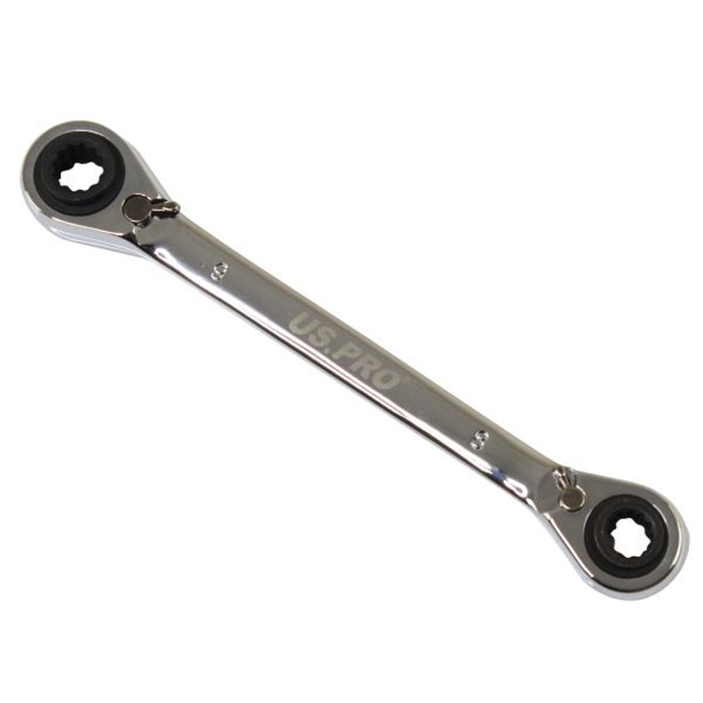 US Pro 4 in 1 Reversible Ratchet Spanner 8mm 9mm 10mm 11mm 72 Teeth