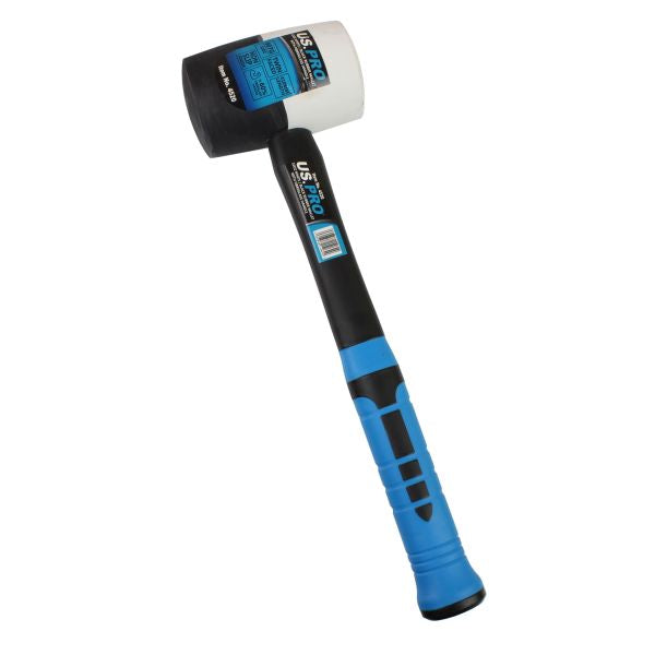 32oz Black/White Rubber Mallet Non Marking Hammer Face US Pro