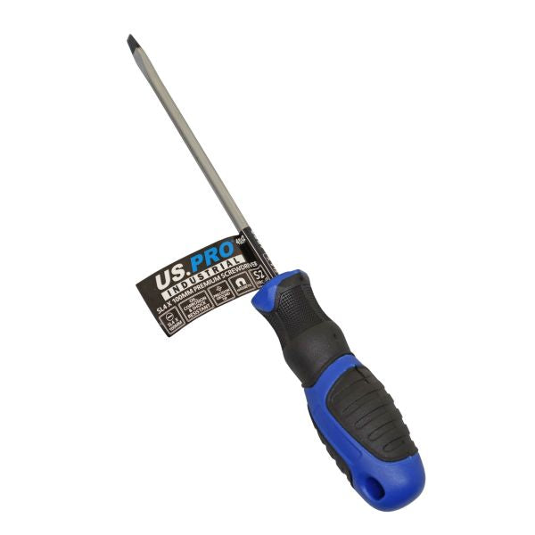 4mm X 100mm Slotted Screwdriver Flat Head SL4 Premium S2 hardened steel Magnetic tip