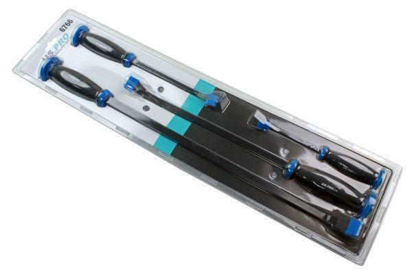 Bergen B6766 US Pro 4 PCE Pry Bar Set with Protective Handle