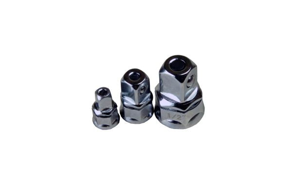 US Pro Ratchet Adapter Set 1/4" 3/8" 1/2" Enables Spanner to Drive Socket B3280
