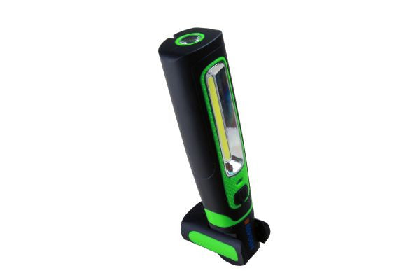 BERGEN COB INSPECTION LIGHT & LED TORCH Super Bright Rechargeable Mag-bender Body