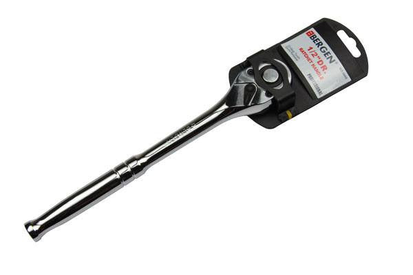 BERGEN TOOLS 1/2" Drive PROFESSIONAL 72T QUICK RELEASE RATCHET B4060