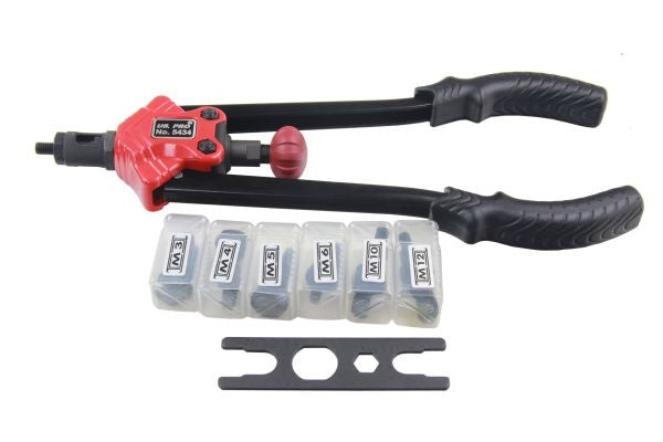 US PRO Tools Long Arm Threaded Nut Riveter M3-12 NEW B5434