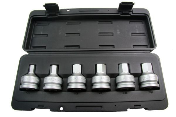 US PRO Tools 6pc 3/4" Dr Hex Bit Sockets Set 14-23mm B1234