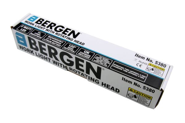 Bergen LED Bright Work Inspection Light Rotating Head B5380