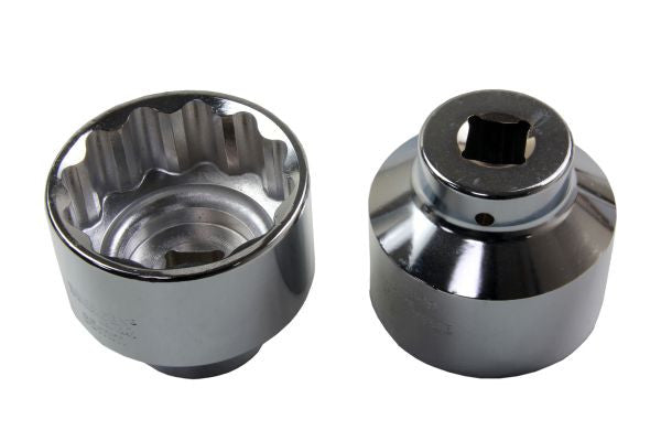 BERGEN 2pc 3/4"dr 12 pt Point Bi-Hex 65mm Socket 2 x Sockets B1241