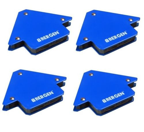 Bergen 4 x 25lb 75mm Arrow Magnetic Welding Clamps Sheet Metal holders B6664X4