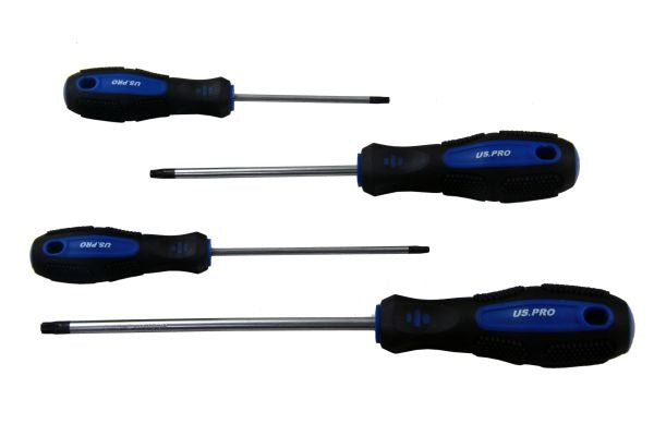 US PRO 7pc Torx Star Screwdriver Set Trx-Star Cushioned Grip Screwdrivers T10-30 B1586