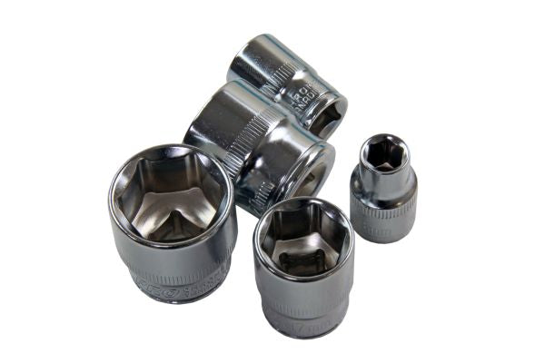 US PRO 17pc 3/8"Dr Shallow Sockets 6 point Hex 8-24mm B1389