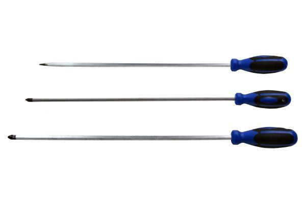 US PRO 3PC EXTRA LONG SCREWDRIVER SET 500MM B1509