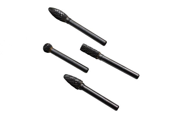 US Pro 7pc 6mm Carbide Burr Set Burrs Tungsten Steel (Diamond Cut)