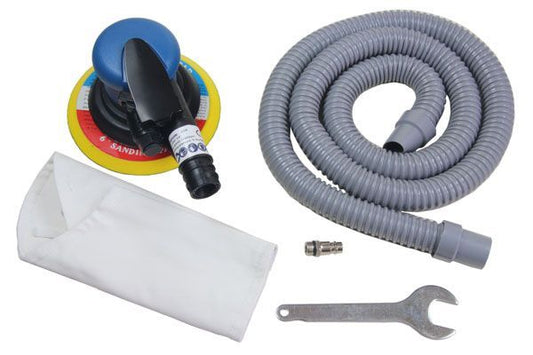US Pro 6" AIR DUST-FREE DA Random ORBITAL SANDER VACUUM, inc pad + Pipe B8323