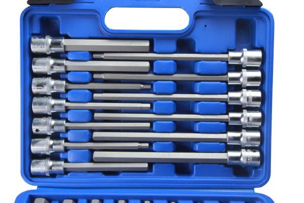 US Pro 30pc 1/2"Dr HEX Allen Key Bit Socket Set Hexagon B3229