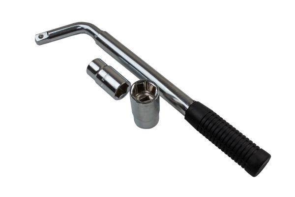 US Pro Extendable Wheel Nut Wrench,Telescopic Brace Car Van Socket Tyre 17 19 21 23mm