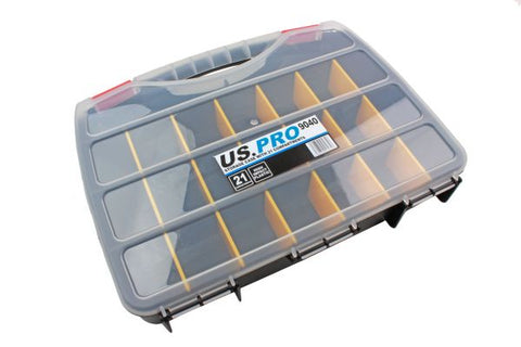 US Prostorage case with removable dividers, up to 21 compartments B9040