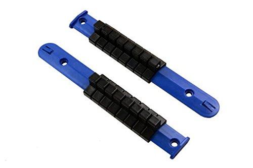 BERGEN 2PC 3/8 DRIVE SOCKET STORAGE RAILS - 16 CLIPS B1245