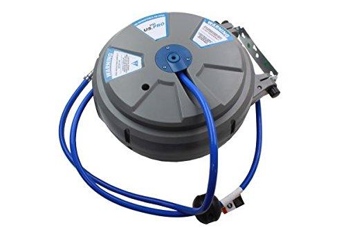 US Pro 8mm X 15 Metres Retractable Air Line Hose Reel B8183