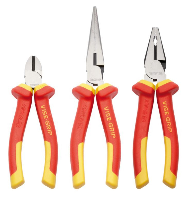 Franklin Tools Irwin Pro 3 pce VDE Pliers Set A05519