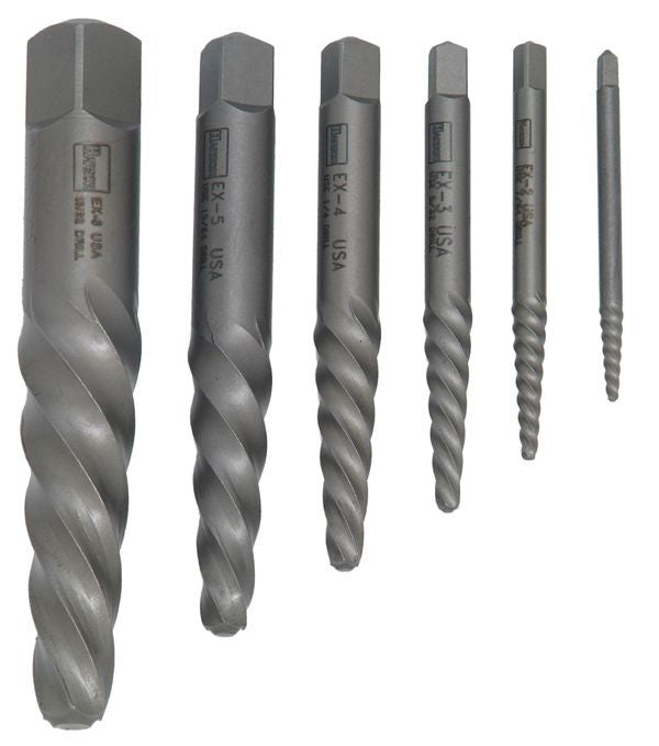 Franklin Tools Irwin 6pce Spiral Flute Extractor Set A53545