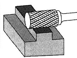 Franklin Tools 8mm Dia Burr - Cylindrical NFC AB08NF