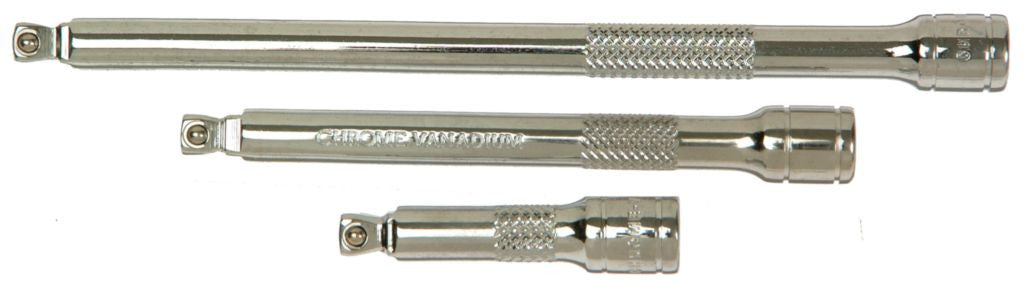 Franklin Tools 1/4" dr 3pce Extension Bar Set FT1401