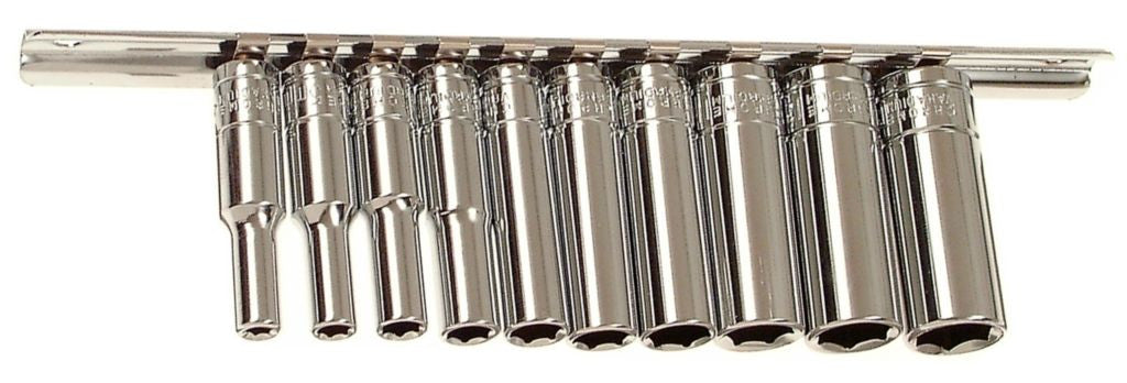 Franklin Tools 1/4" dr 10pce MM Deep Skt Set FT1410