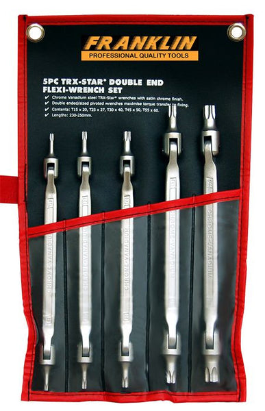 Franklin Tools 5pc Flexi Wrench Set T15-T60 FT595