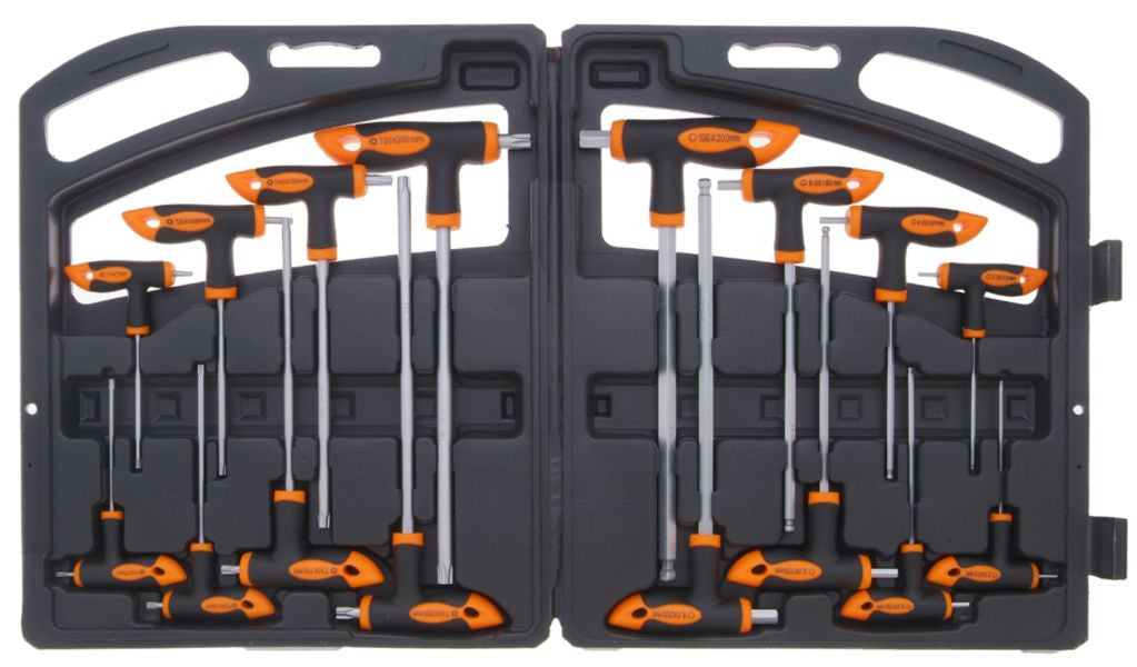 Franklin Tools 16pc Star / Hex T Wrench Set TP960