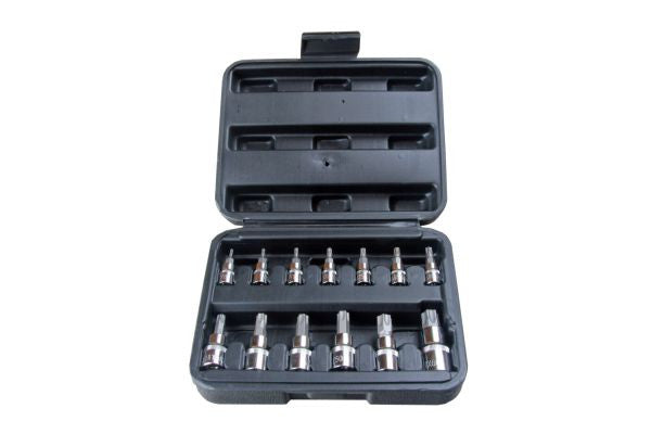 US PRO by Bergen 13pc STAR TORX TRX Socket Bit Set T8 - T55 B1118