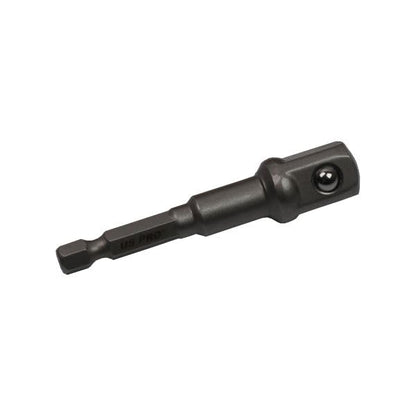 US PRO 1/2'' DR Impact Driver Socket Adaptor - 1/4'' Hex Shank