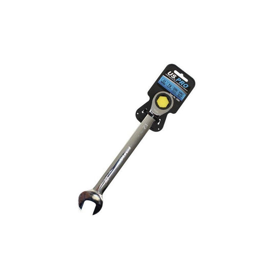 US PRO 23mm Ratchet Spanner Wrench 72 Teeth Open & Ring End Wrench