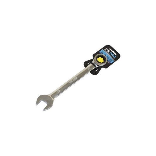 US PRO 25mm Ratchet Spanner Wrench 72 Teeth Open & Ring End Wrench
