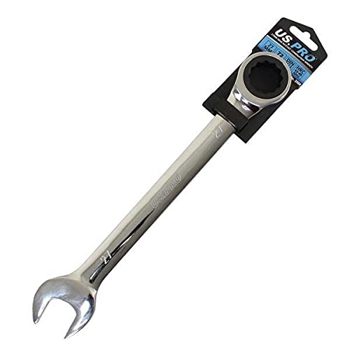 US PRO 27mm Ratchet Spanner Wrench 72 Teeth Open & Ring End Wrench