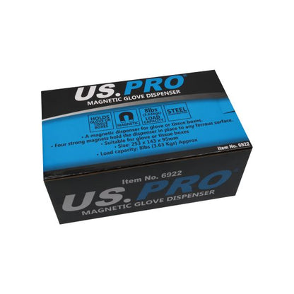 US PRO Magnetic Glove Dispenser, Box Holder,  For Disposable Gloves for toolboxes